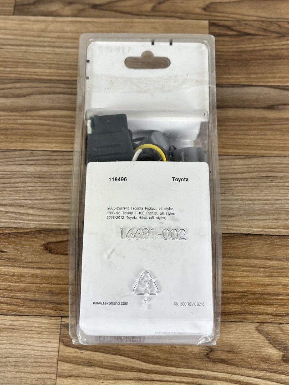 NIB Tekonsha 118505 Tow Harness T-Connector Assembly For 04-15 Toyota Prius - Picture 3 of 4